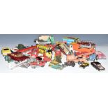 A collection of over forty Dinky, Politoys, Polistil, Joal and other diecast model vehicles