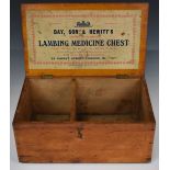 Day, Son & Hewitts lambing medicine chest, W35 x D21.5 x H15cm
