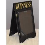 Double sided Guinness advertising A board, height 98cm