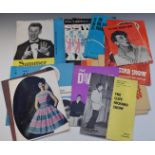 Collection of over twenty 1960s concert programmes for tours and summer seasons featuring performers