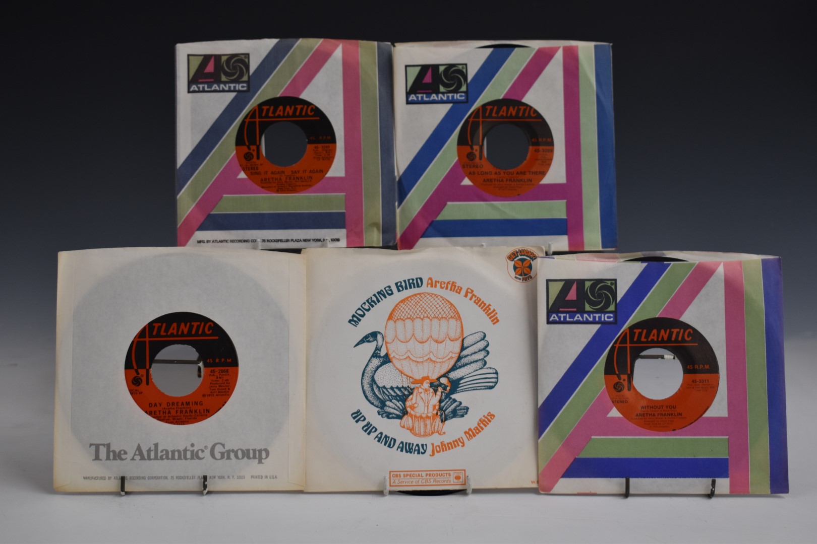 Aretha Franklin - Thirty eight singles including UK & USA issue