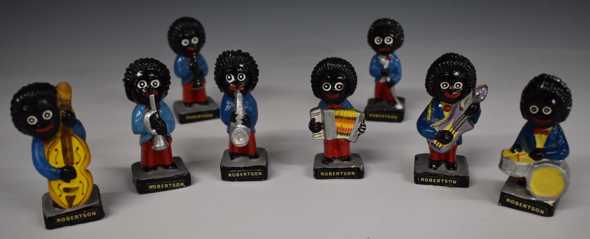 Eight Robertson's Golly "Jazz Band" figures - Image 2 of 2
