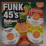 Funk 45's - Ten singles box set, records and box appear EX