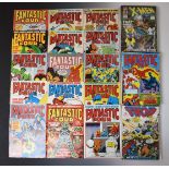Fifty-seven Marvel UK comics including 'The Complete Fantastic Four' issue #1 and a full set of '
