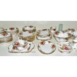 Approximately one hundred and seventy pieces of Royal Albert Old Country Roses tea, dinner and