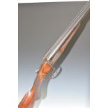 Charles Smith & Sons 12 bore side by side ejector shotgun with engraved locks, trigger guard,