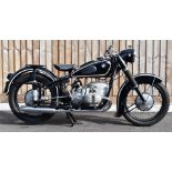 1951 BMW R51/3 motorbike, transferable registration number WMK 599 with V5c, purchased by the vendor