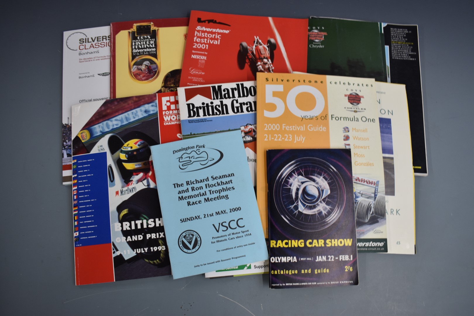 1950s and later motor car racing programmes to include Silverstone, mostly circa 1970s but some - Image 2 of 2