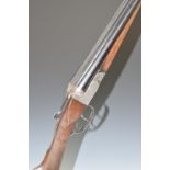 Francotte's Arms 12 bore side by side ejector shotgun with engraved locks, underside, trigger guard,