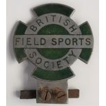Field Sports Society car badge