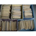 Five boxes of shipping and naval interest postcards and photographs, mostly second half of the 20thC