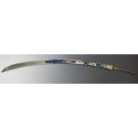 Reproduction Craig & Co 83cm blue and gilt sword blade. PLEASE NOTE ALL BLADED ITEMS ARE SUBJECT