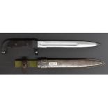 AK47 bayonet, total length 32.5cm. PLEASE NOTE ALL BLADED ITEMS ARE SUBJECT TO OVER 18 CHECK ON