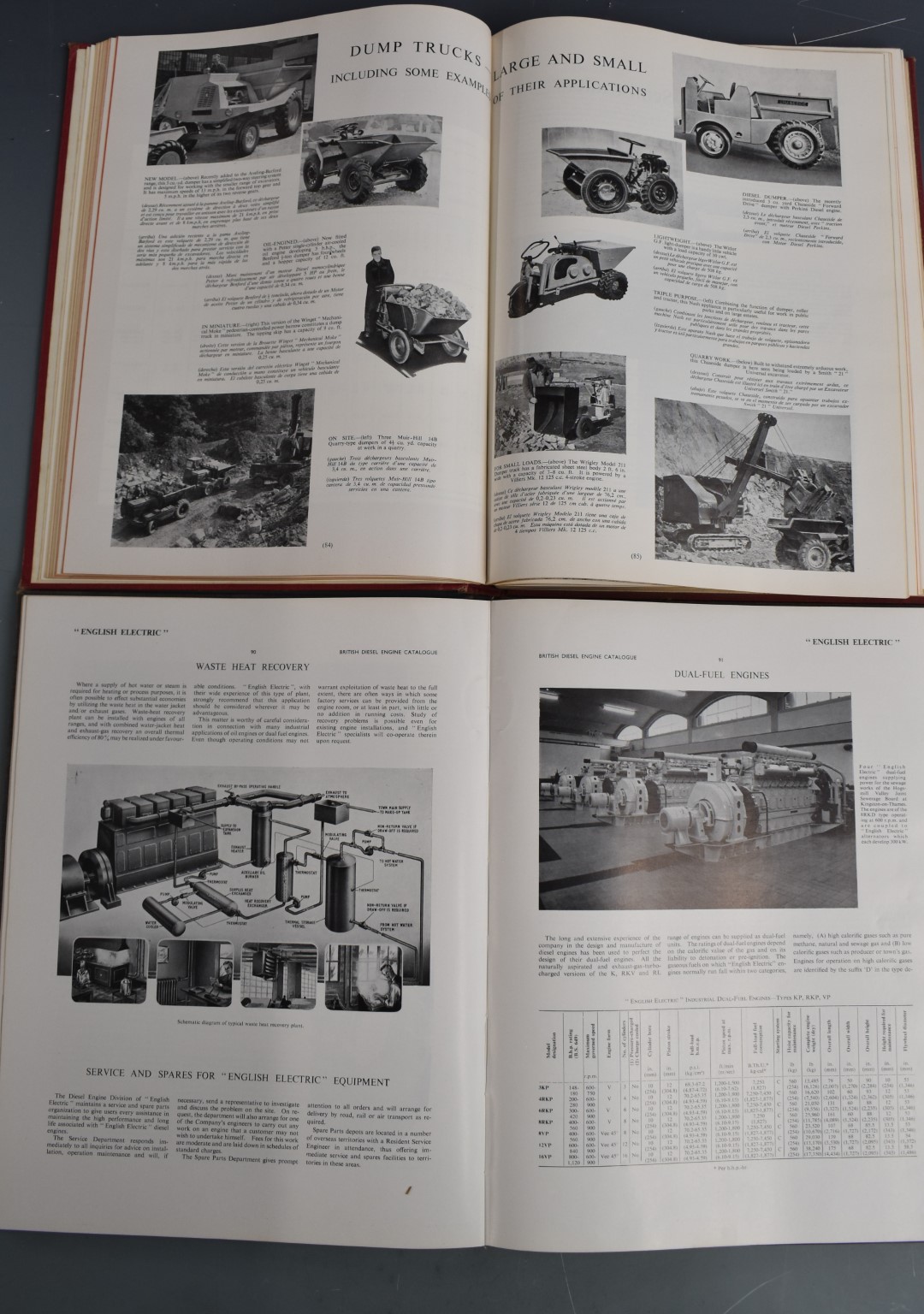 British Diesel Engine Catalogue 1961 fifth edition, showing installation and details of many - Image 2 of 3