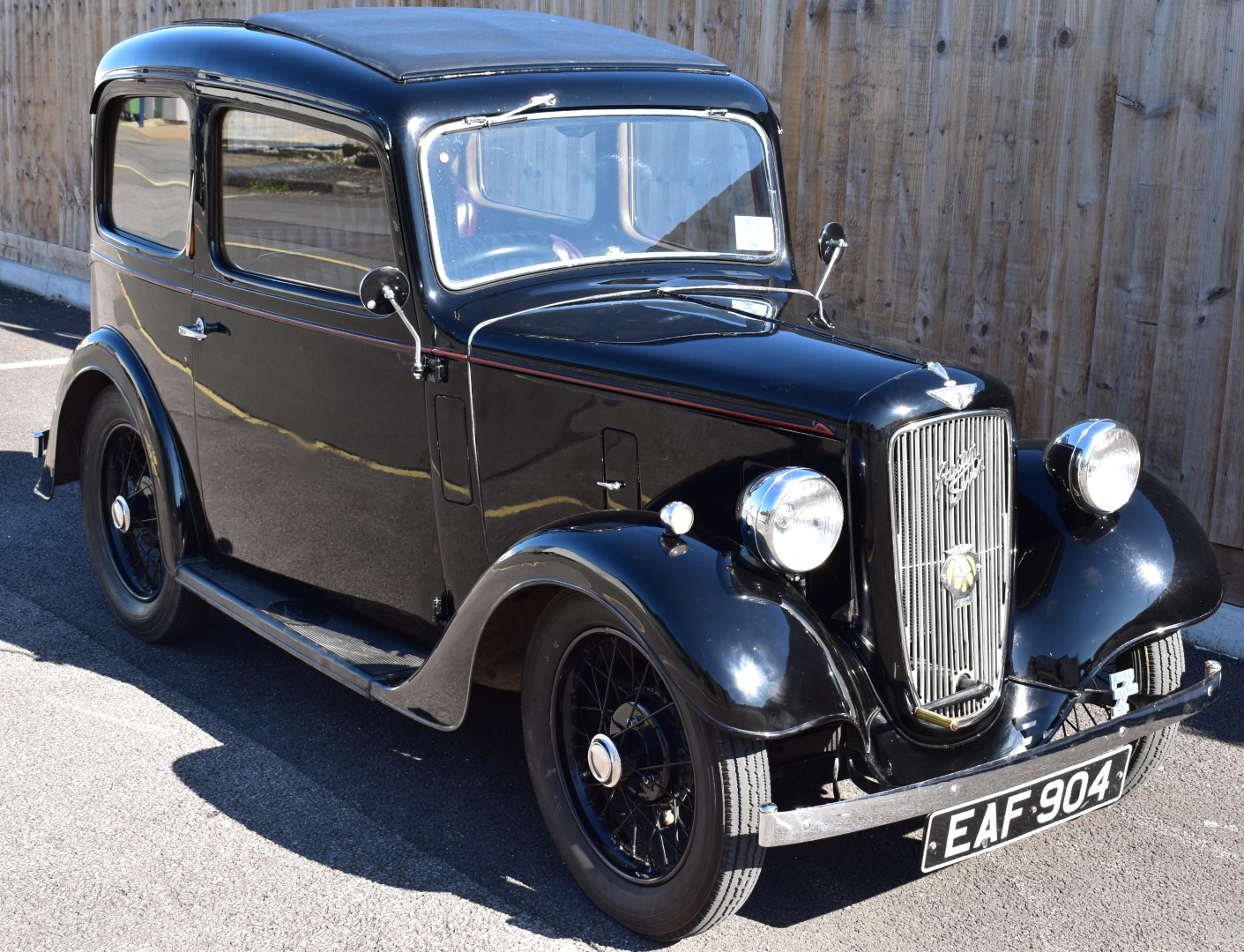 1938 Austin Seven Ruby, registration number EAF 904, with continuation 1964 buff logbook and V5c, - Image 14 of 24