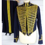 British Army Royal Gloucestershire Hussars other ranks full dress jacket of blue cloth, with