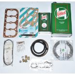 Austin Seven parts including new unused head gasket, further gaskets, Newton Bennet clutch