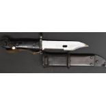 AK47 bayonet with 15cm blade and scabbard. PLEASE NOTE ALL BLADED ITEMS ARE SUBJECT TO OVER 18 CHECK