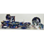 Approximately twenty six pieces of Carltonware lustre ceramics including a large vase, tallest 31cm