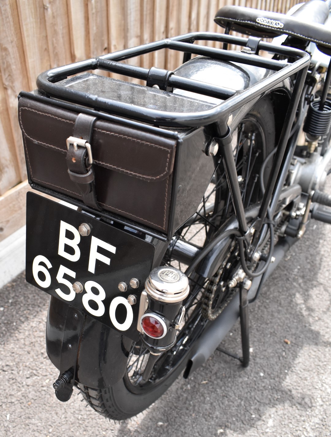 1925 Triumph model P 500cc side valve motorbike, registration number BF 6580 with V5c, in near - Image 10 of 19