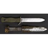 German HSK70 bayonet with 14cm blade, scabbard and frog. PLEASE NOTE ALL BLADED ITEMS ARE SUBJECT TO