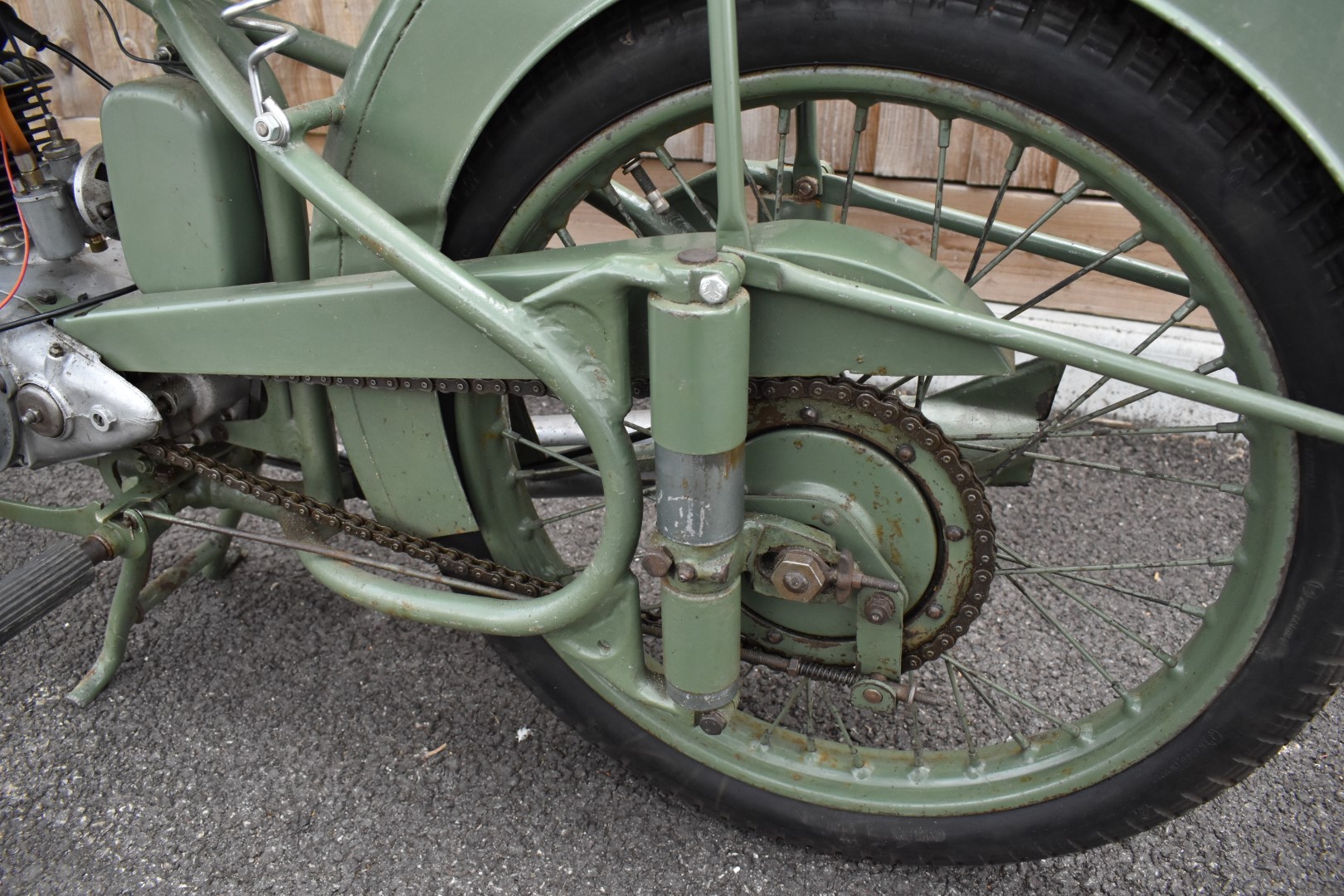 1952 BSA Bantam D1 125cc two stroke plunger motorbike, transferable registration number PHU 5,  with - Image 14 of 15