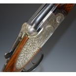 Beretta SO3 EL 12 bore over and under sidelock ejector shotgun with fine scrolling engraving to