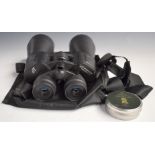 A pair of 10-30x60 binoculars in case and a tin of Buley Magnum .22 air gun pellets