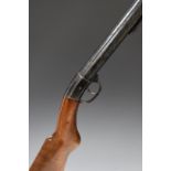 BSA Lincoln Jeffries style .177 air rifle with semi-pistol grip and adjustable trigger and sights,