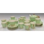 Approximately thirty nine pieces of Wedgwood tea ware in pattern number W4145