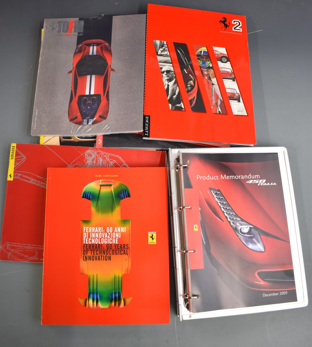 Ferrari car brochures, official magazines and yearbooks to include 458 Italia, 430 Scuderia, 355 - Image 2 of 2