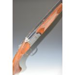 Lincoln N3 12 bore over and under ejector shotgun with engraved locks, trigger guard, underside,