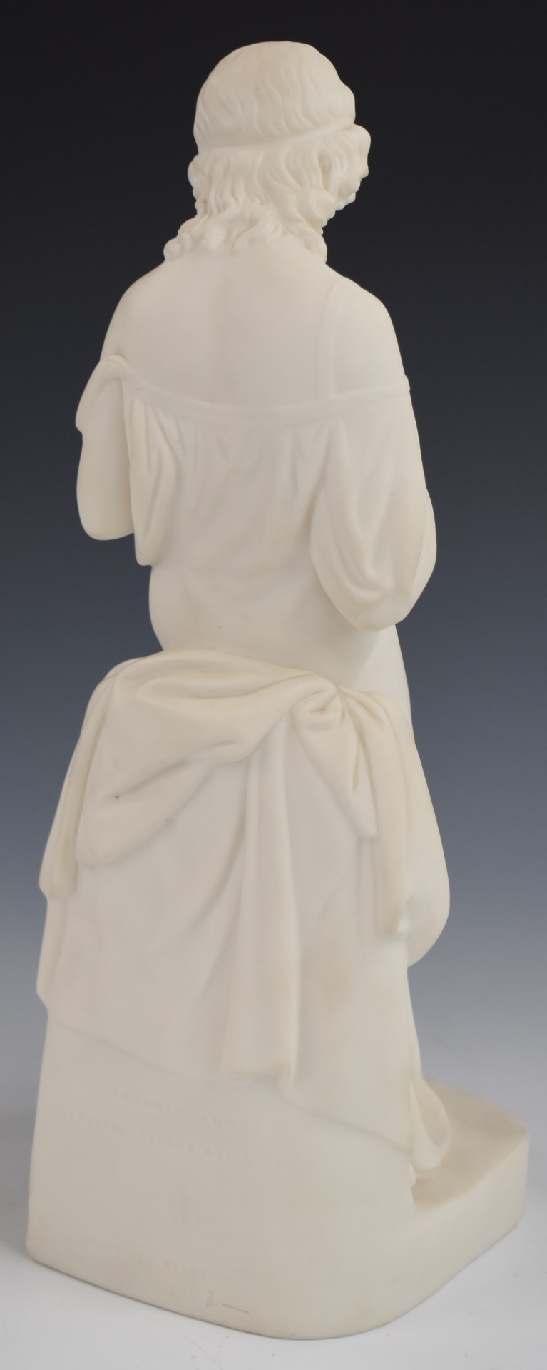 Copeland Parianware figurine of 'The Reading Girl' after P Macdowell RA for the Ceramic and - Image 2 of 3