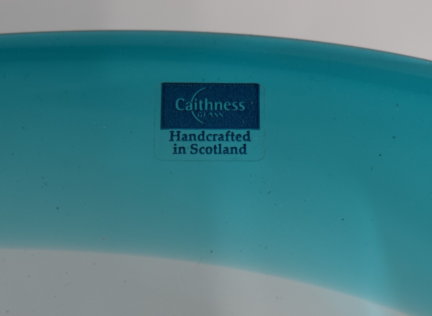 Caithness limited edition freestyle studio glass plate, signed and numbered to base, 31cm in - Image 4 of 5