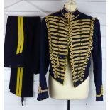 British Army Royal Gloucestershire Hussars other ranks full dress jacket of blue cloth, with