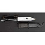 Kalashnikov bayonet with 15cm blade and scabbard. PLEASE NOTE ALL BLADED ITEMS ARE SUBJECT TO OVER