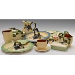 Approximately nineteen pieces of Carltonware Australian design ceramics decorated in the Grape &