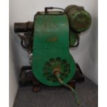 J.A.P model 5 stationary engine which the vendor advises it is in running condition, on four wheel