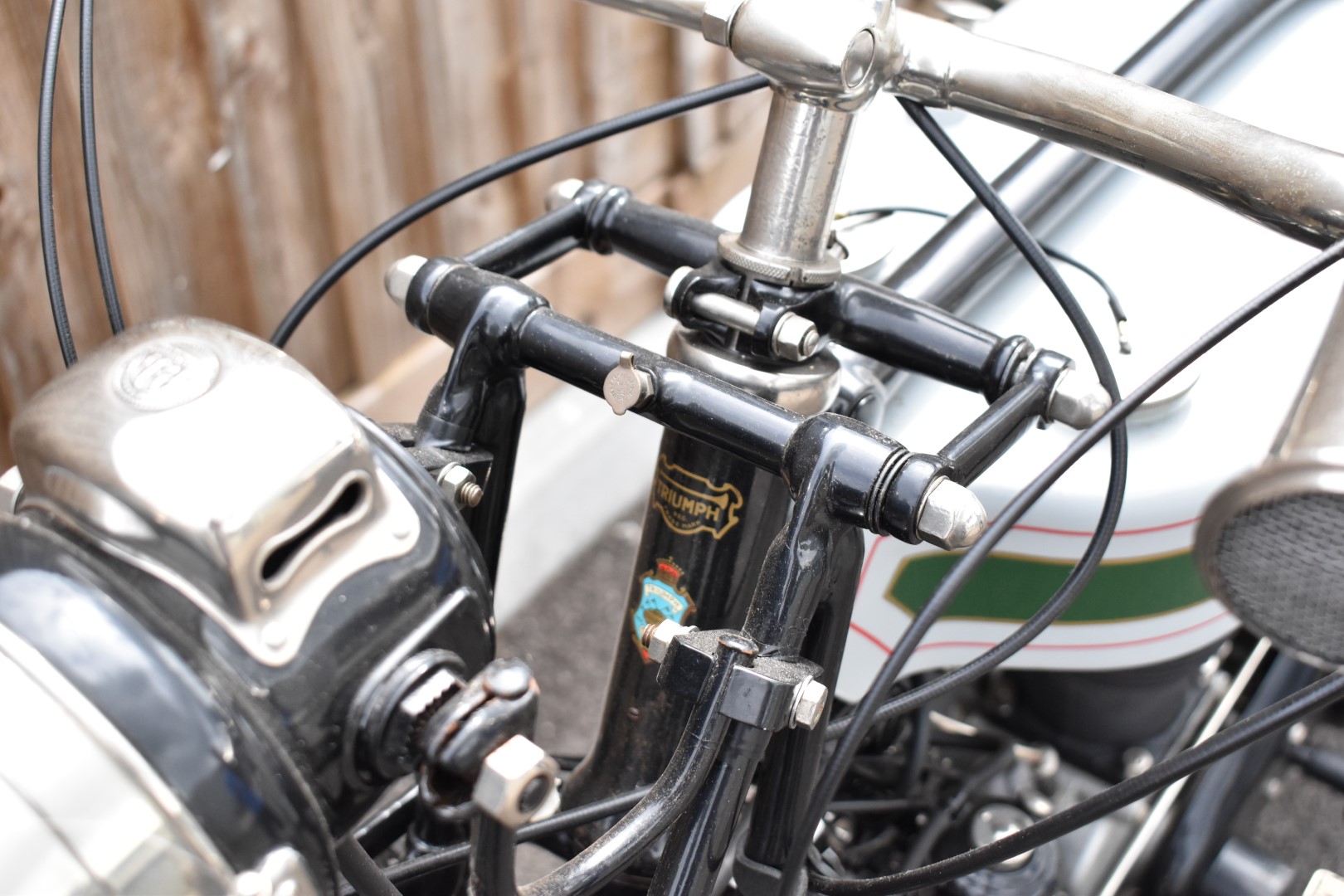 1925 Triumph model P 500cc side valve motorbike, registration number BF 6580 with V5c, in near - Image 18 of 19