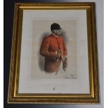 Irish hunting / sporting interest signed artist's first proof coloured print of Robert Watson Esq