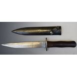 WW2 Italian fascist dagger with 20cm blade and metal scabbard. PLEASE NOTE ALL BLADED ITEMS ARE