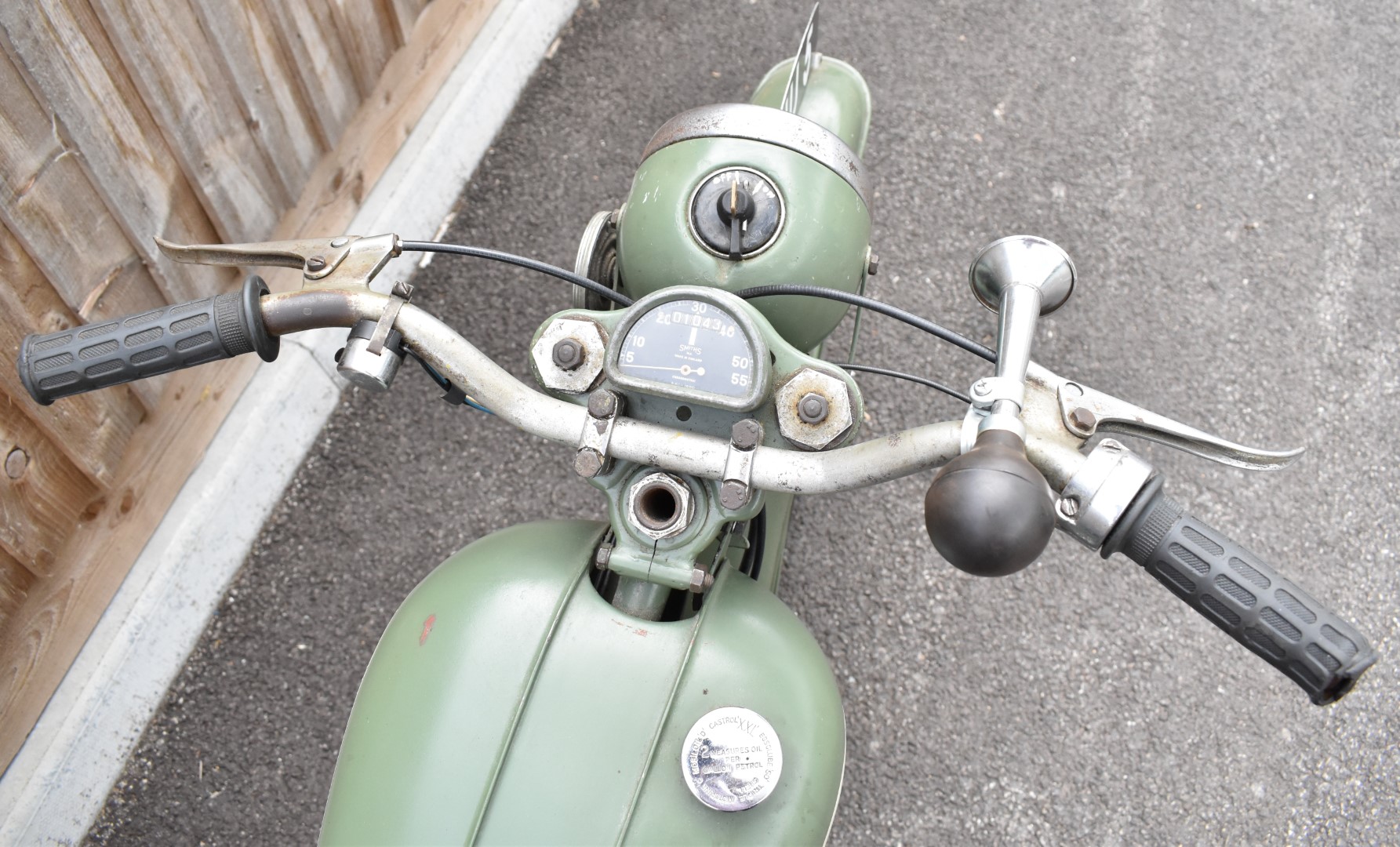 1952 BSA Bantam D1 125cc two stroke plunger motorbike, transferable registration number PHU 5,  with - Image 7 of 15