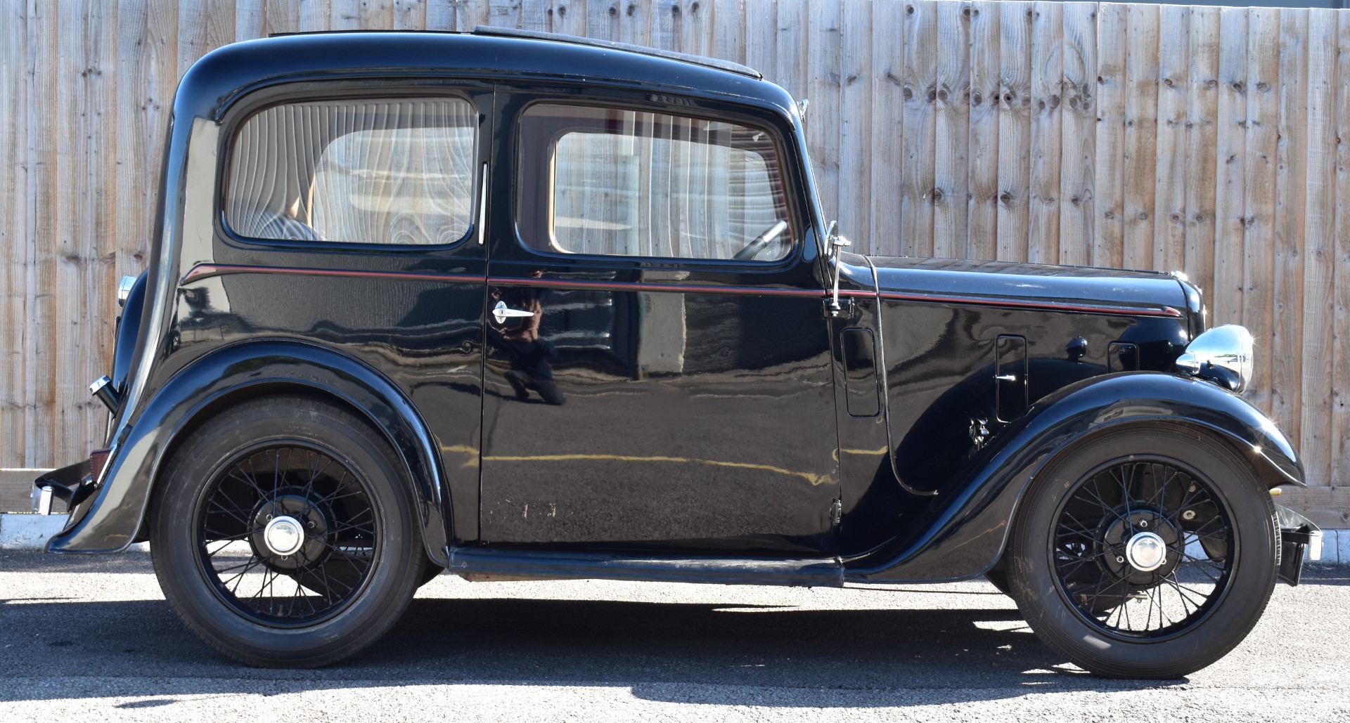 1938 Austin Seven Ruby, registration number EAF 904, with continuation 1964 buff logbook and V5c,