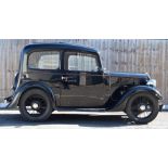 1938 Austin Seven Ruby, registration number EAF 904, with continuation 1964 buff logbook and V5c,