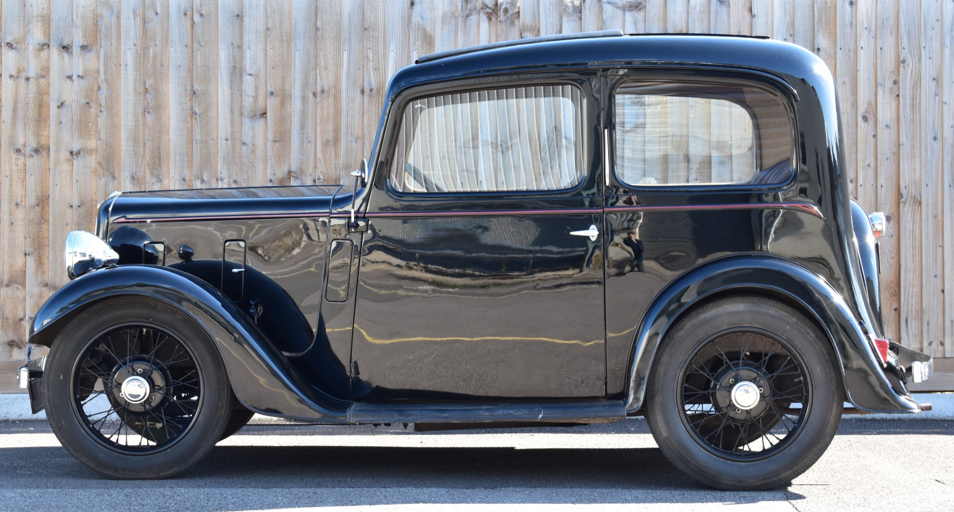 1938 Austin Seven Ruby, registration number EAF 904, with continuation 1964 buff logbook and V5c, - Image 2 of 24