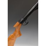 Vintage BSA Lincoln Jeffries style .177 air rifle with shaped semi-pistol grip, NVSN.