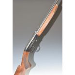 Browning .22 semi-automatic rifle with engraved lock, chequered semi-pistol grip and forend,