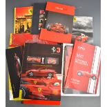 Ferrari car brochures, official magazines and yearbooks to include 458 Italia, 430 Scuderia, 355