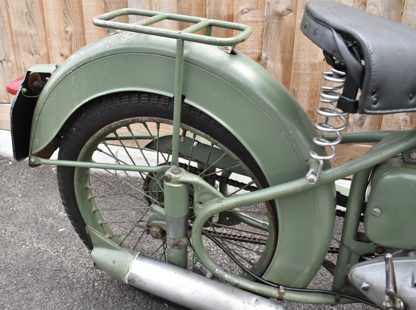 1952 BSA Bantam D1 125cc two stroke plunger motorbike, transferable registration number PHU 5,  with - Image 4 of 15