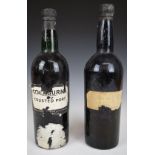 Cockburn's Crusted Port and a Kinner & Chambers Croft 1922 example